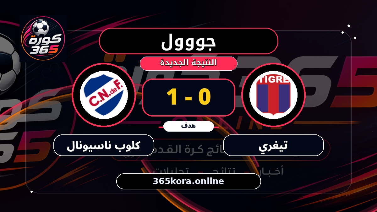 جووول لـ كلوب ناسيونال.. 0 - 1