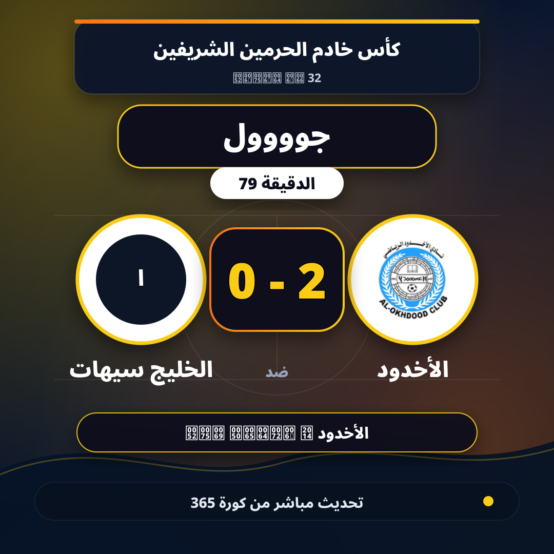جوووول لـ الأخدود في الدقيقة 79.. 2 - 0