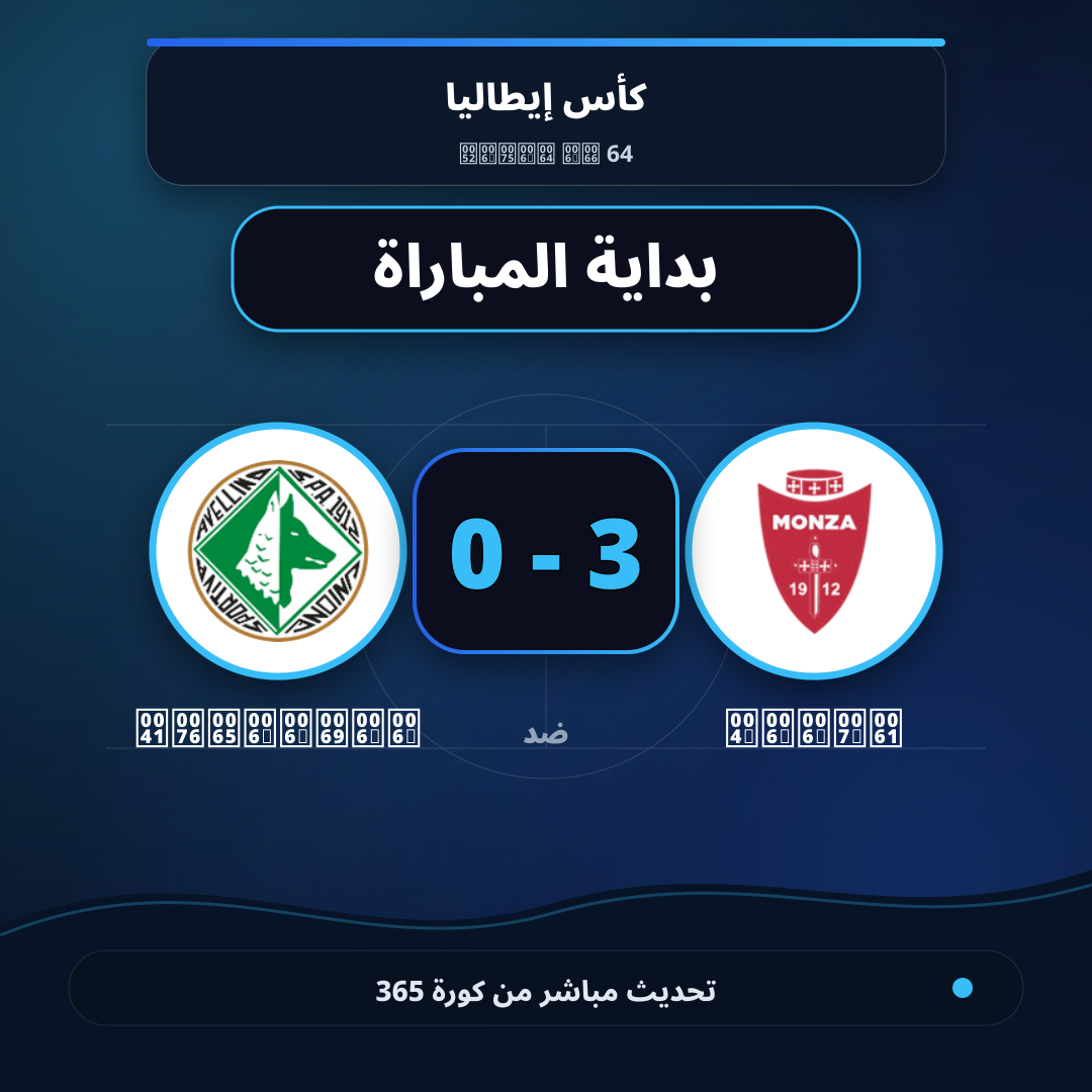 بداية مباراة Monza و Avellino