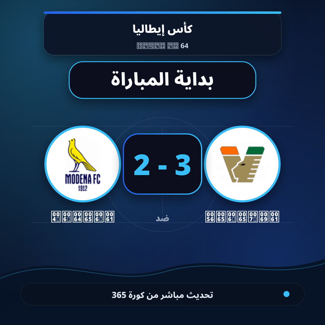 بداية مباراة Venezia و Modena